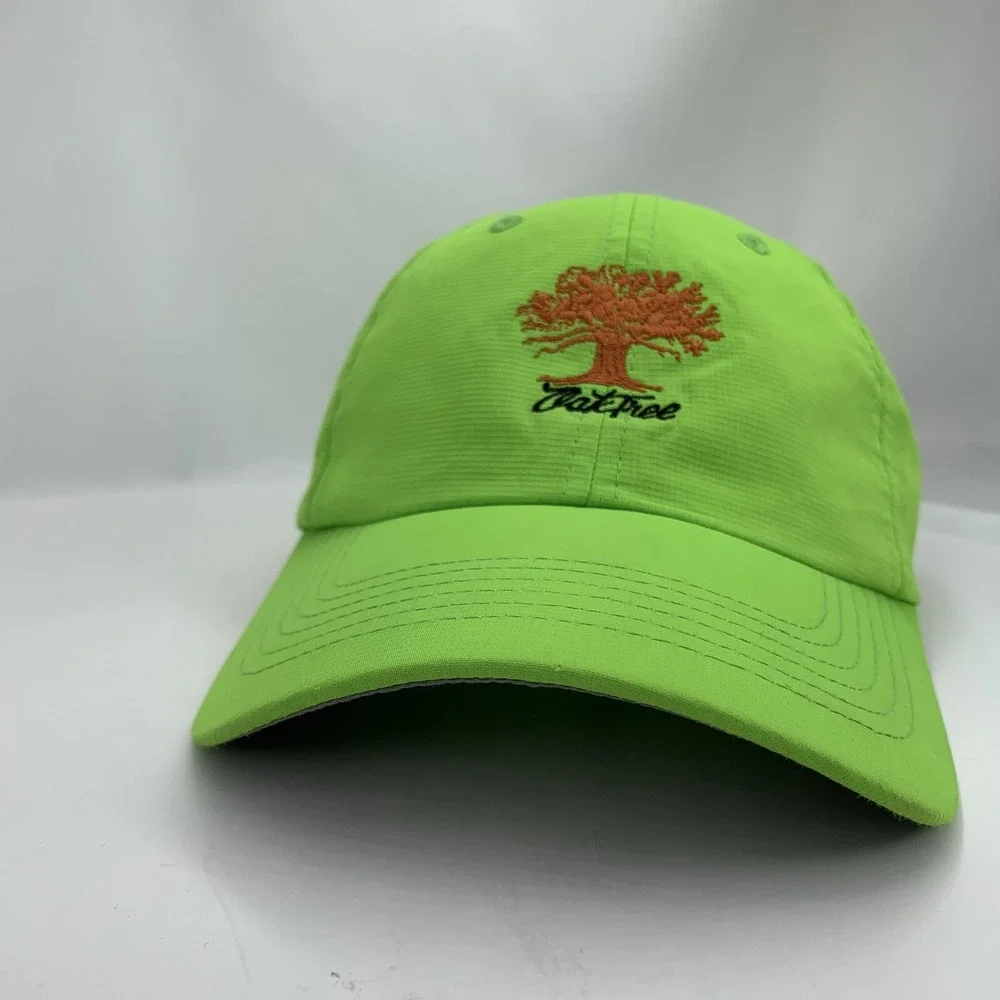 Oak Tree Country Club Hat Junior Fit Bright Green Imperial Oklahoma Golf Cap